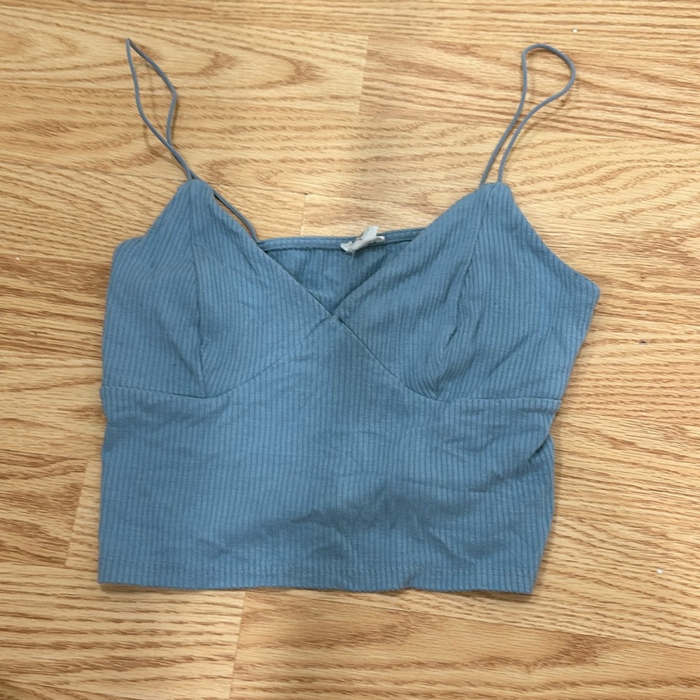 Garage, size Small, blue tank
